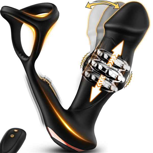 360° Rotating Vibrating Butt Plug Anal Plug
