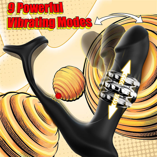 360° Rotating Vibrating Butt Plug Anal Plug