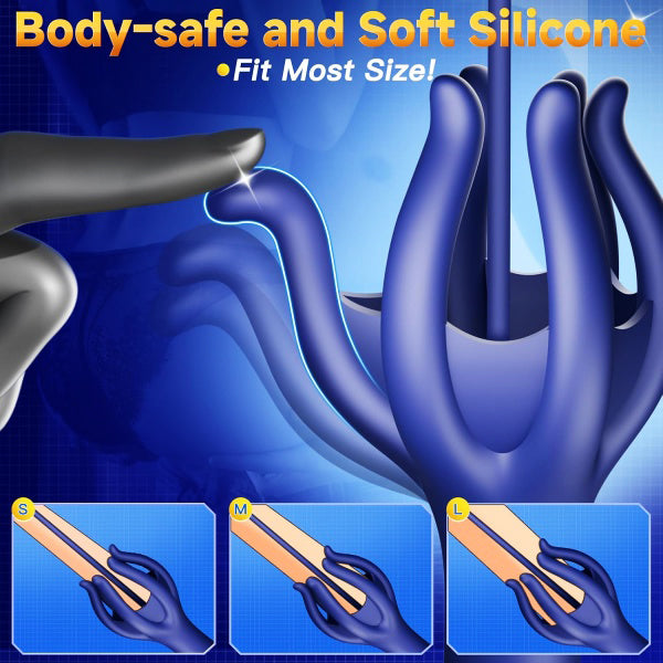 360° Tentacle Wrap Internal Intimate Massager for Men