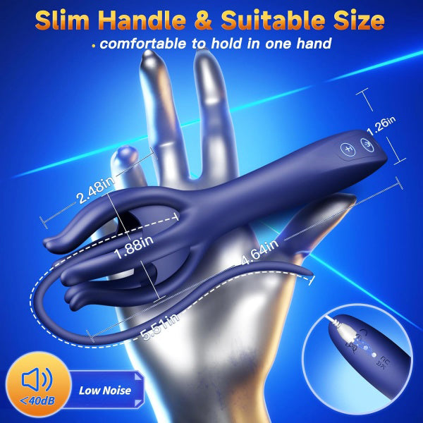 360° Tentacle Wrap Internal Intimate Massager for Men