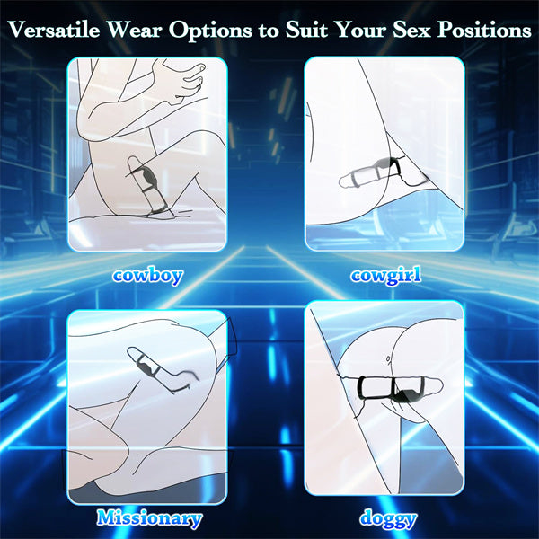 3 IN 1 Rings Cock Ring