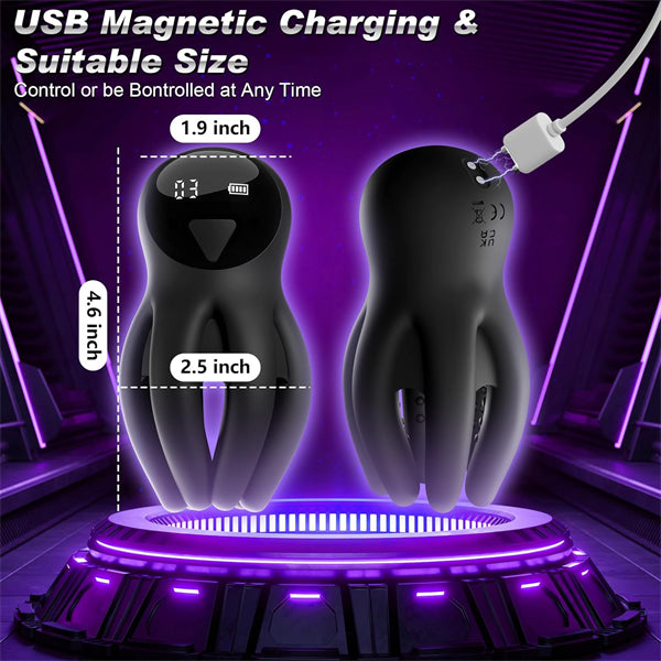 3 IN 1 Male Vibrator Masturbator & Penis Trainer & APP Control