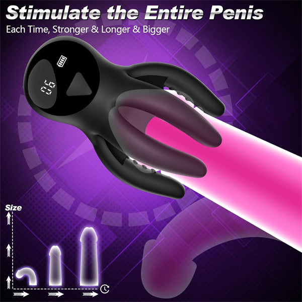 3 IN 1 Male Vibrator Masturbator & Penis Trainer & APP Control