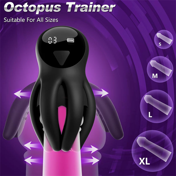 3 IN 1 Male Vibrator Masturbator & Penis Trainer & APP Control