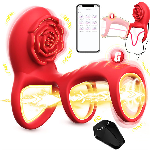 cock vibrator ring Bang! Vibrating Silicone Rechargeable C-Ring - Remote Control main image 0