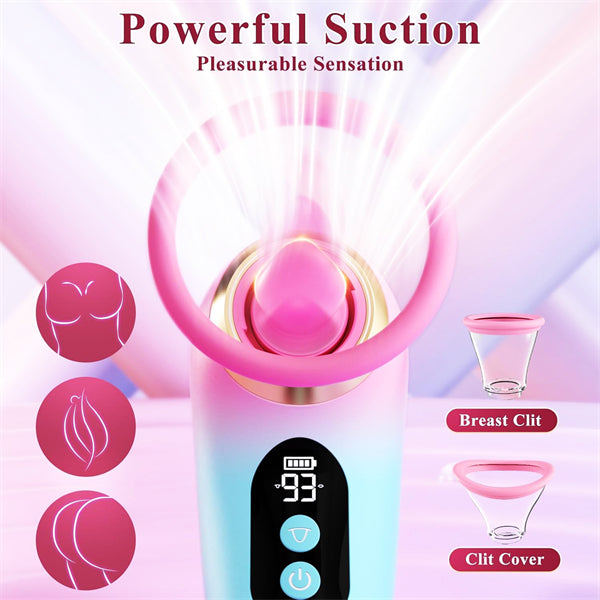 3 Sucking 9 Tongue Licking Vibrating Rose Vibrators