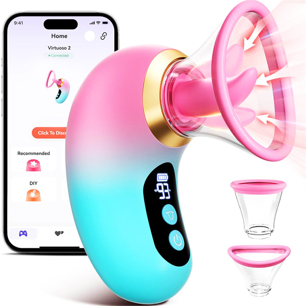 3 Sucking 9 Tongue Licking Vibrating Rose Vibrators