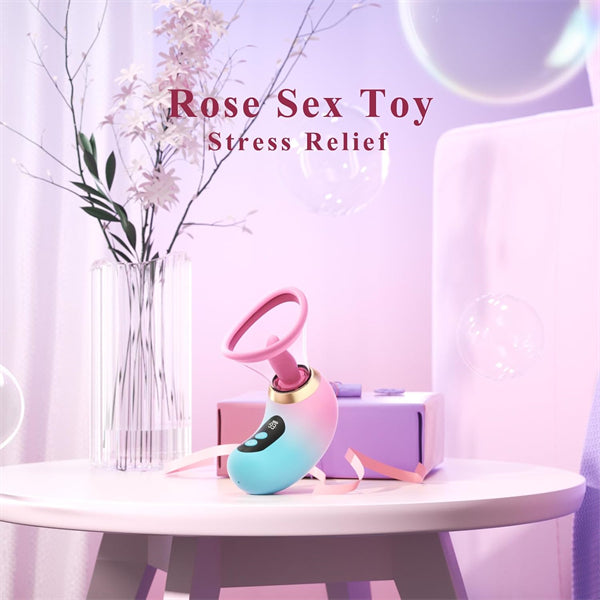 3 Sucking 9 Tongue Licking Vibrating Rose Vibrators