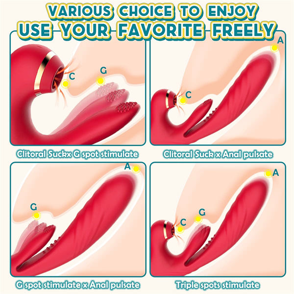 Buy 5IN1 Rabbit Vibrator | Rabbit Vibrator | Rosetoy  ROSETOY