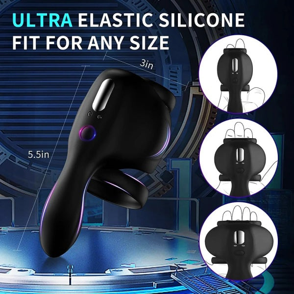 3in1 10 Mode Vibrating Cock Ring