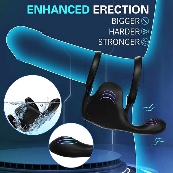 3in1 10 Mode Vibrating Cock Ring