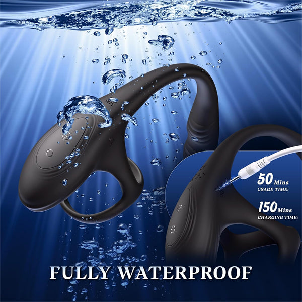 4IN1 Vibrating Cock Ring Anal Vibrator