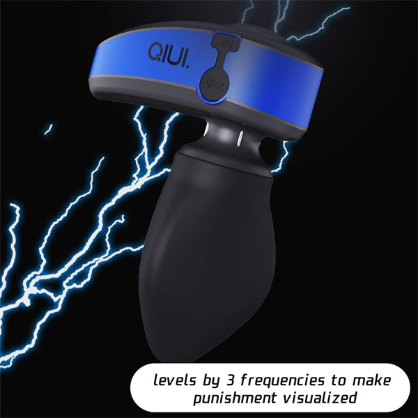 QIUI APP Pear Flower Electric Shock Anal Plug Lock PRO2