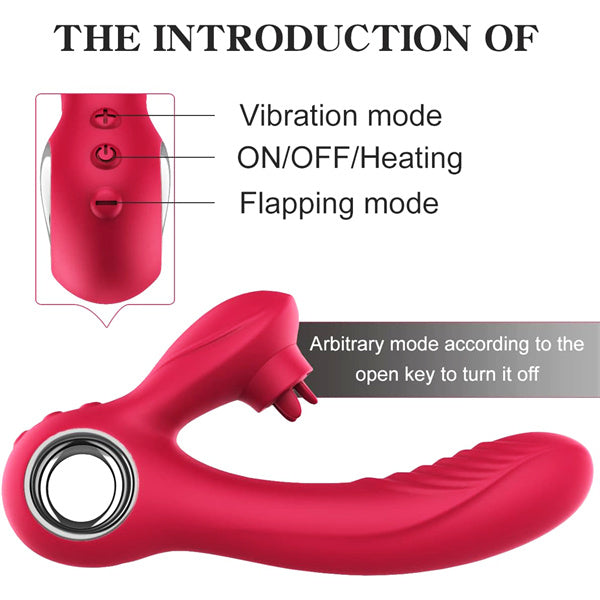 Buy 5 Flapping & 10 Vibration Snail Vibrator Red | Snail Vibrator ...