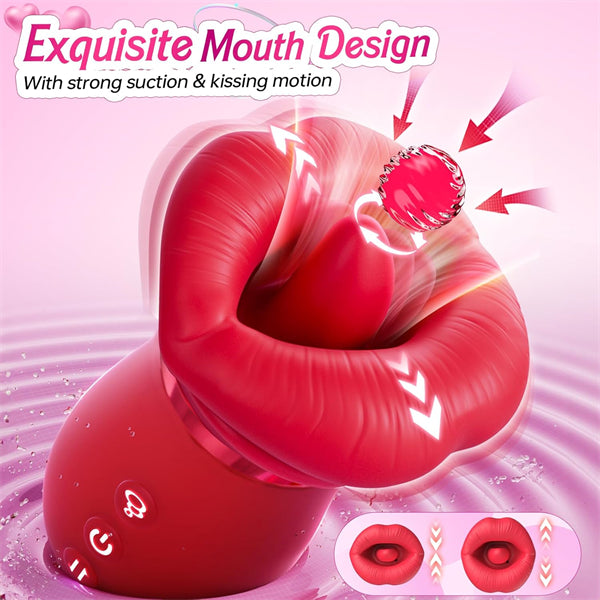 5IN1 Mouth Rose Sucking Vibrator