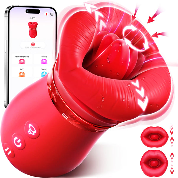 5IN1 Mouth Rose Sucking Vibrator