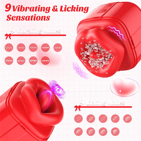 6D Real Touch Big Mouth Sucking Vibrator