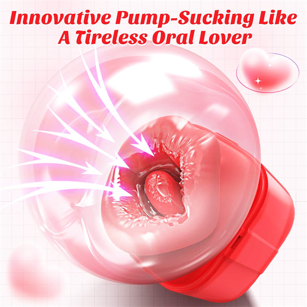 6D Real Touch Big Mouth Sucking Vibrator