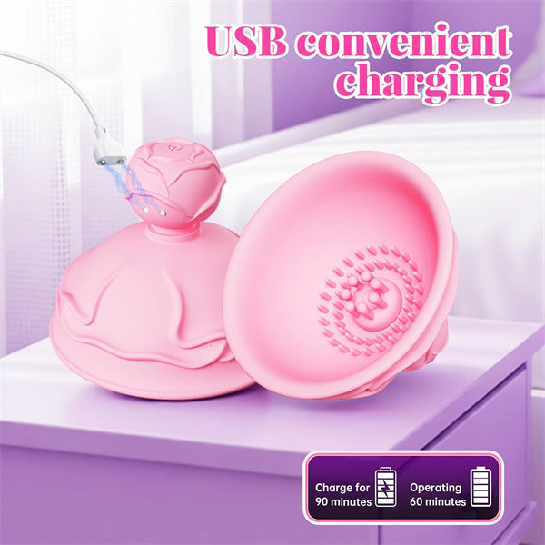 6in1 Rose Vibrator for Nipple