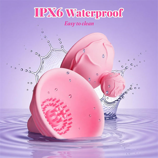6in1 Rose Vibrator for Nipple