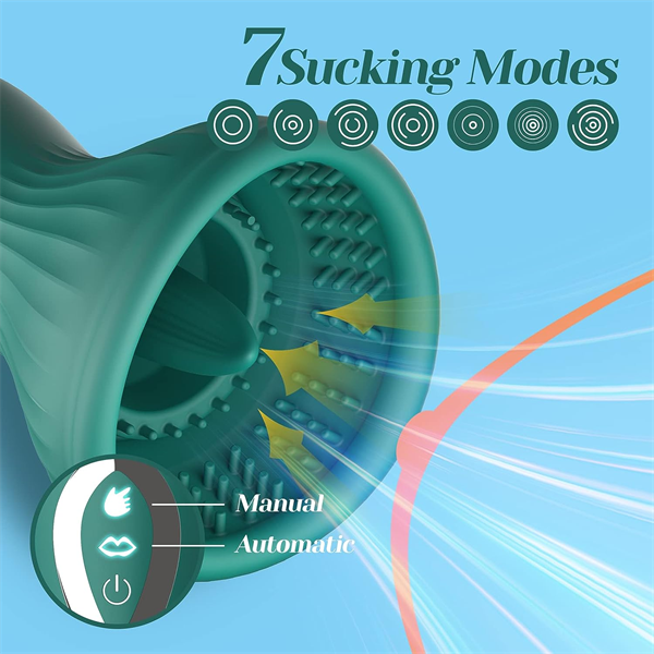7 Sucking & 7 Vibration Nipple Vibrator