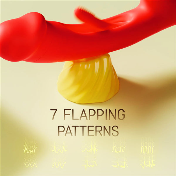 7 Tapping &7 Vibrating & 7 Flapping Rabbit Vibrators