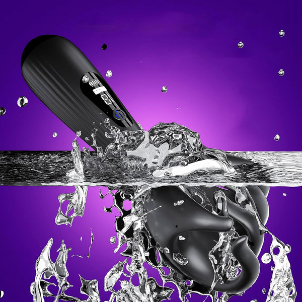 Hand-Shaped Vibrating Male Stroker with Digital Display