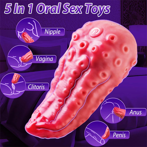 9 Licking Realistic Tongue Vibrator