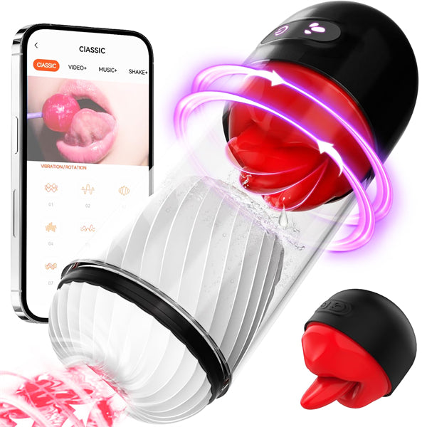 Buy 9 Vibrating & 360 Tongue Licking Male Stroker | Male Toy | Rosetoy ROSETOY Buy 9 Vibrating & 360 Tongue Licking Male Stroker | Male Toy | Rosetoy ROSETOY