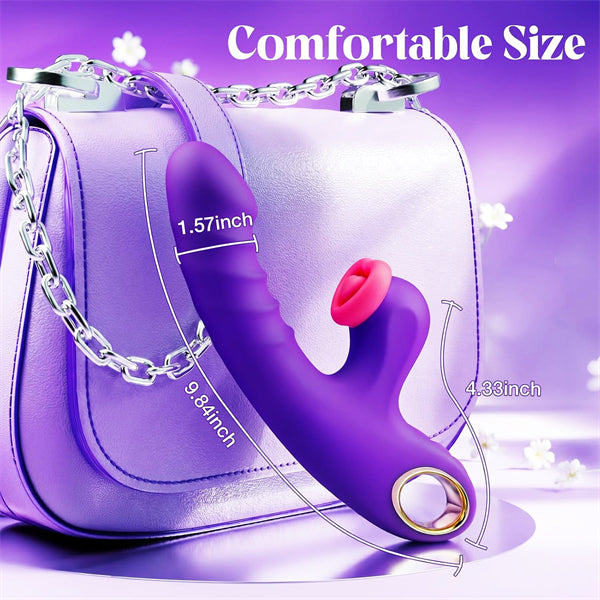 9 Vibrations 9 Licking 5 Thrusting Vibrators With APP Control