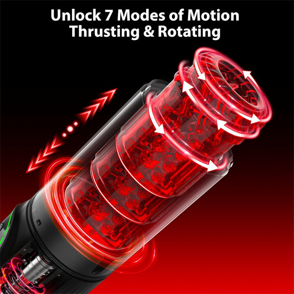 AI Powered 7 Thrusting Rotating Sucking Licking Male Stroker