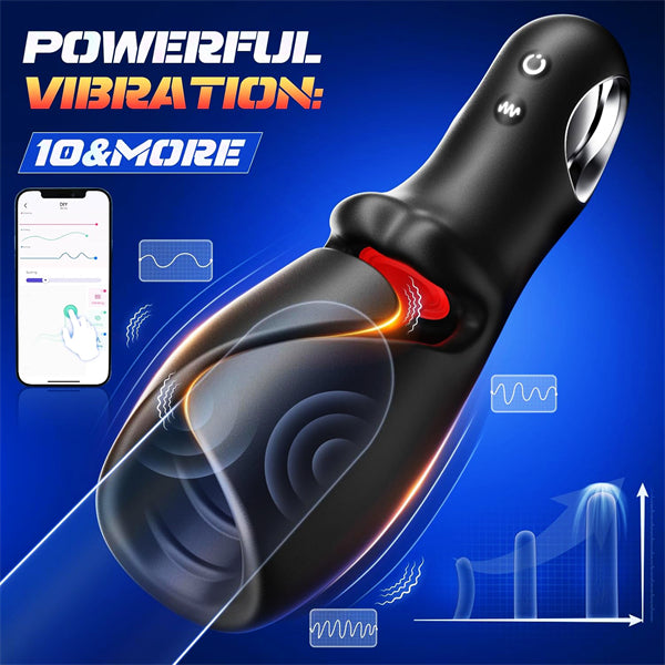 AI Smart APP Control Pocket Pussy Stroker with Tongue Licking