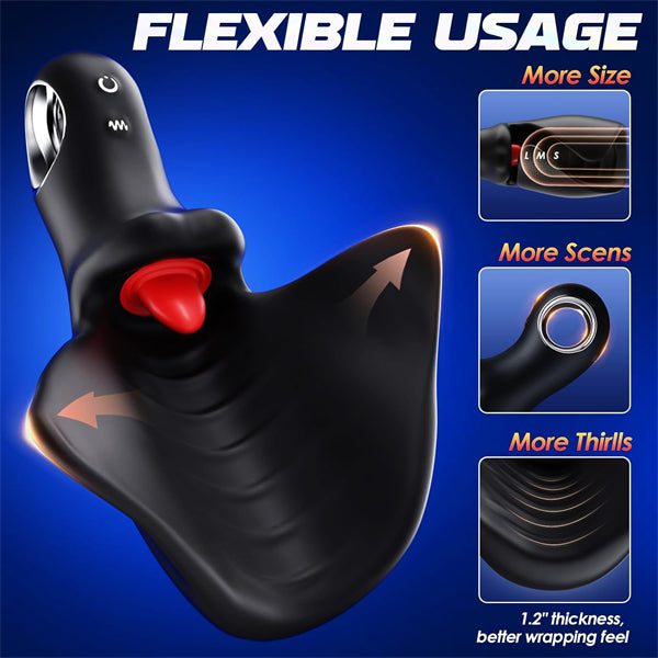 AI Smart APP Control Pocket Pussy Stroker with Tongue Licking