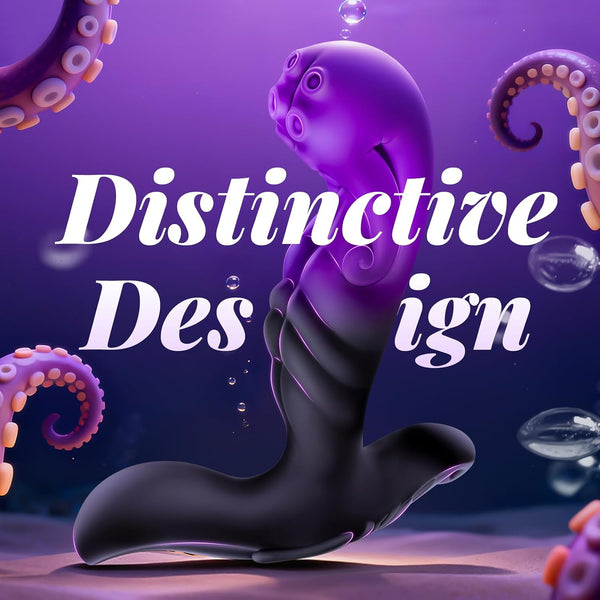 AI Sync Peristaltic Prostate Massager with Anal Beads