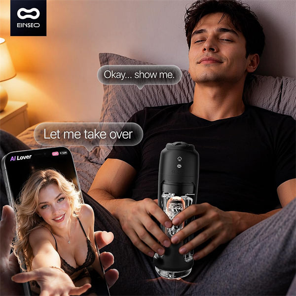 AI Sync Suction Male Stroker with 7 Modes & 7.1 Deep Sleeve