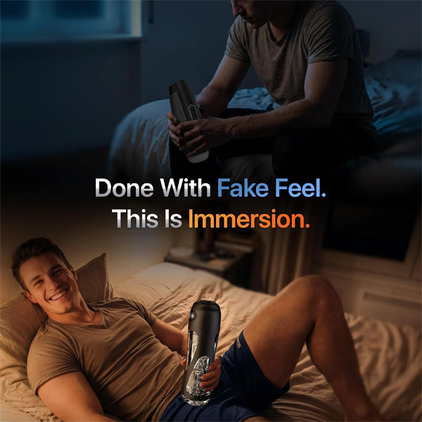 AI Sync Suction Male Stroker with 7 Modes & 7.1 Deep Sleeve