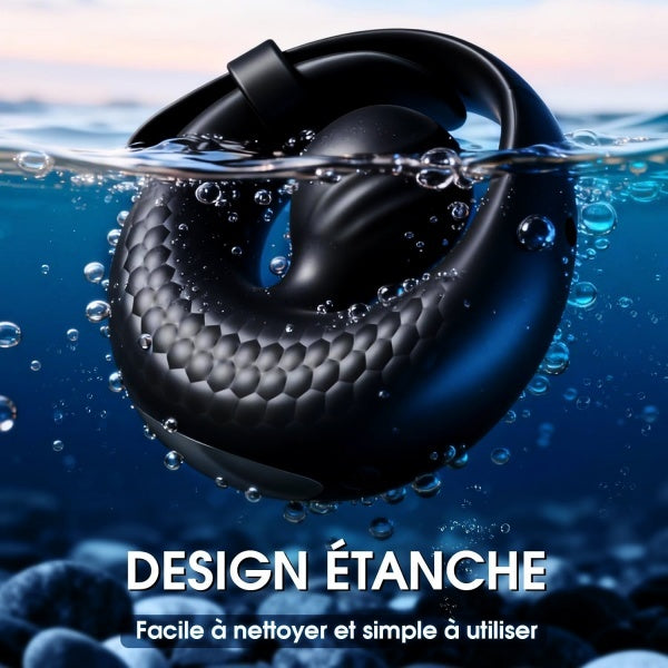 APP Controlled Adjustable Man Cock Ring Vibrator