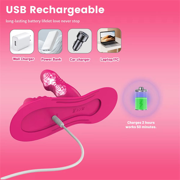 APP Controlled Riding Thrusting Vibrator with Tentacle Stimulator