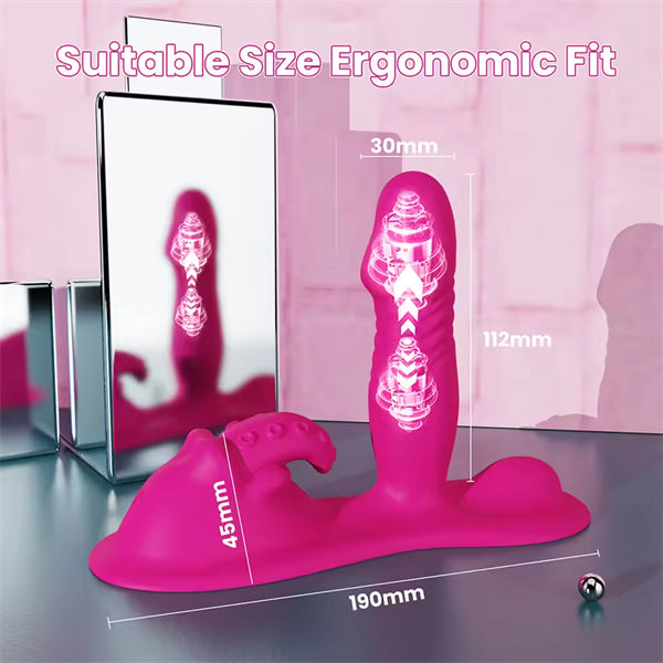 APP Controlled Riding Thrusting Vibrator with Tentacle Stimulator