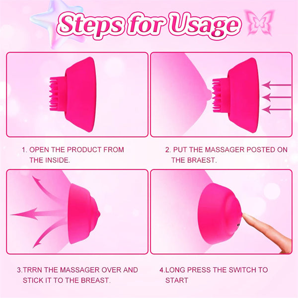 APP Remote Control Nipple Toy Vibrator