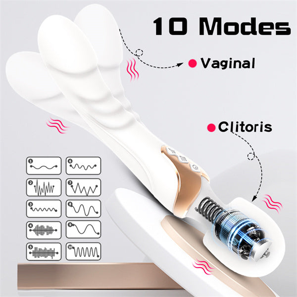 AV Vibrator Dildos Wand White