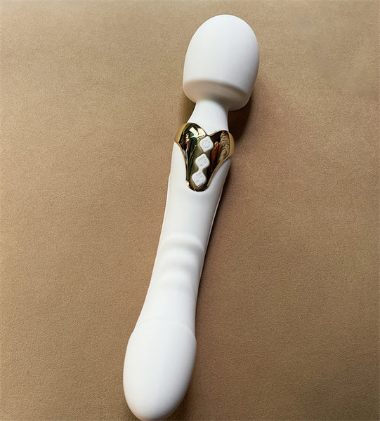 AV Vibrator Dildos Wand White