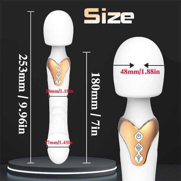 AV Vibrator Dildos Wand White