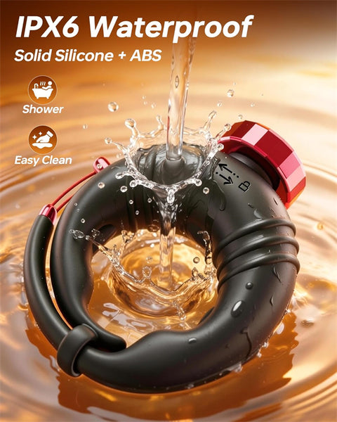 Adjustable Open Ended Silicone Penis Ring