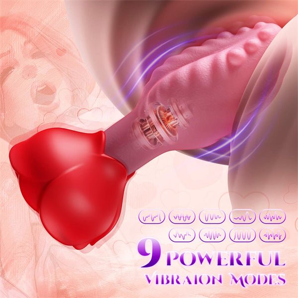 Anal Plug with 9 Vibration Rotation Mode