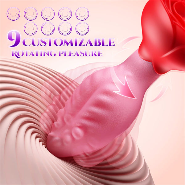 Anal Plug with 9 Vibration Rotation Mode