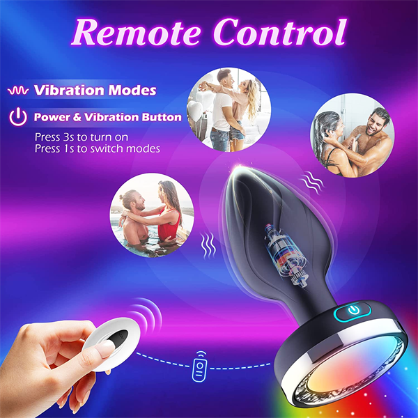 Anal Plug with Flashing Light