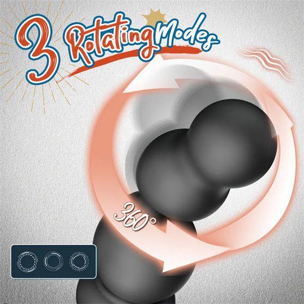 Anal Toys with 10 Vibrating 3 Rotation Modes