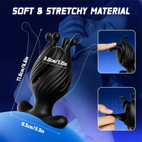 App Controlled 360° Rotating Vibrating Butt Plug