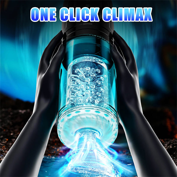 Automatic Male Sex Toys Penis Pump with 9 Sucking & Thrusting & Rotating Modes